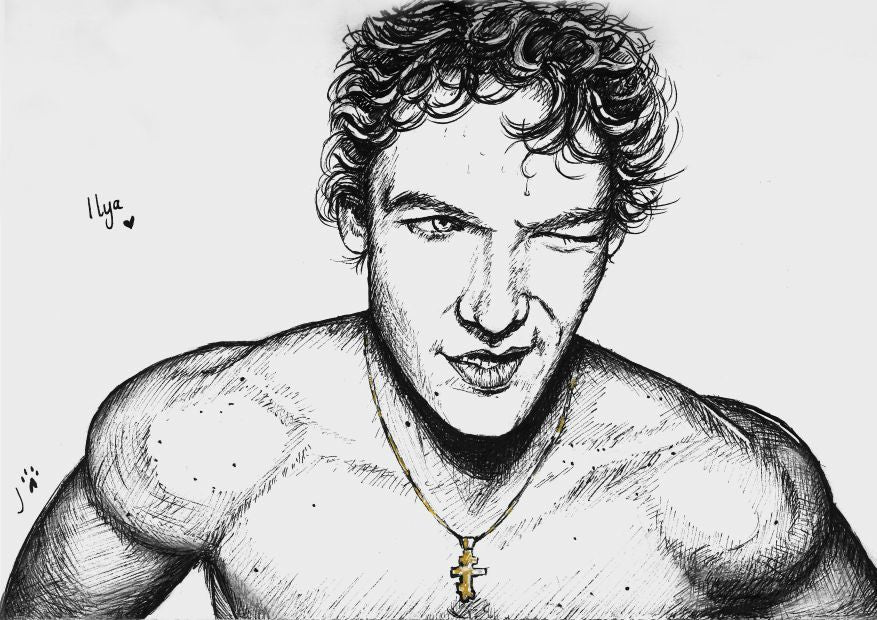 Ilya's wink ;) A5 print