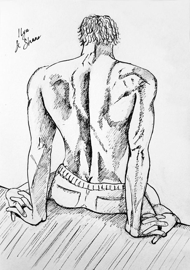 Ilya & Shane mild NSFW A5 print