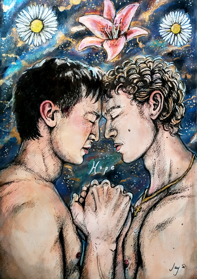Hope A5/A4 print (coloured version)