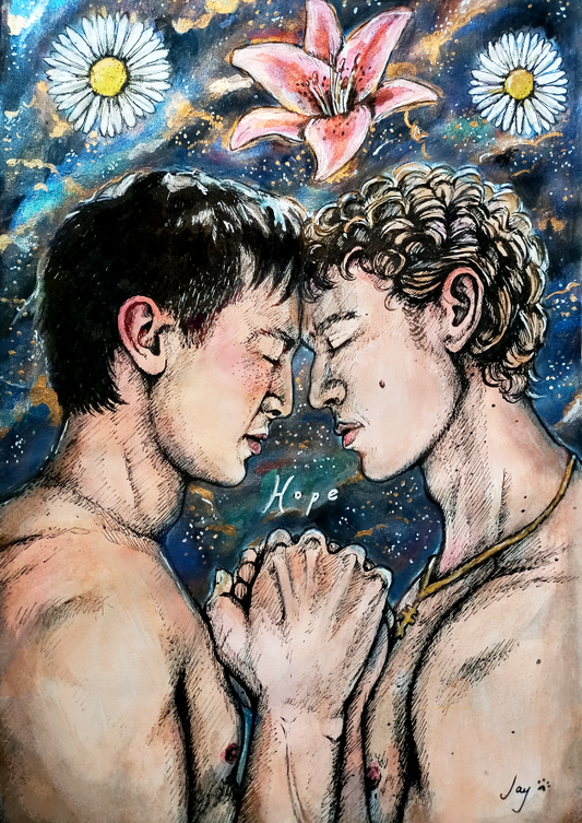 Hope A5/A4 print (coloured version)
