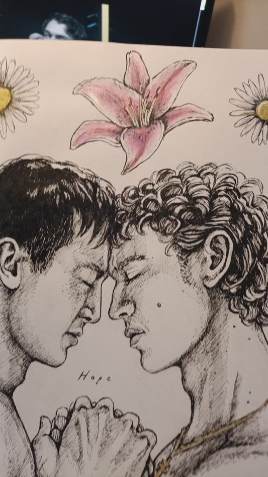 Hope A5/A4 print (uncoloured version)