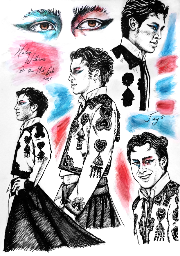 Hudson's Met Gala look A5/A4 print